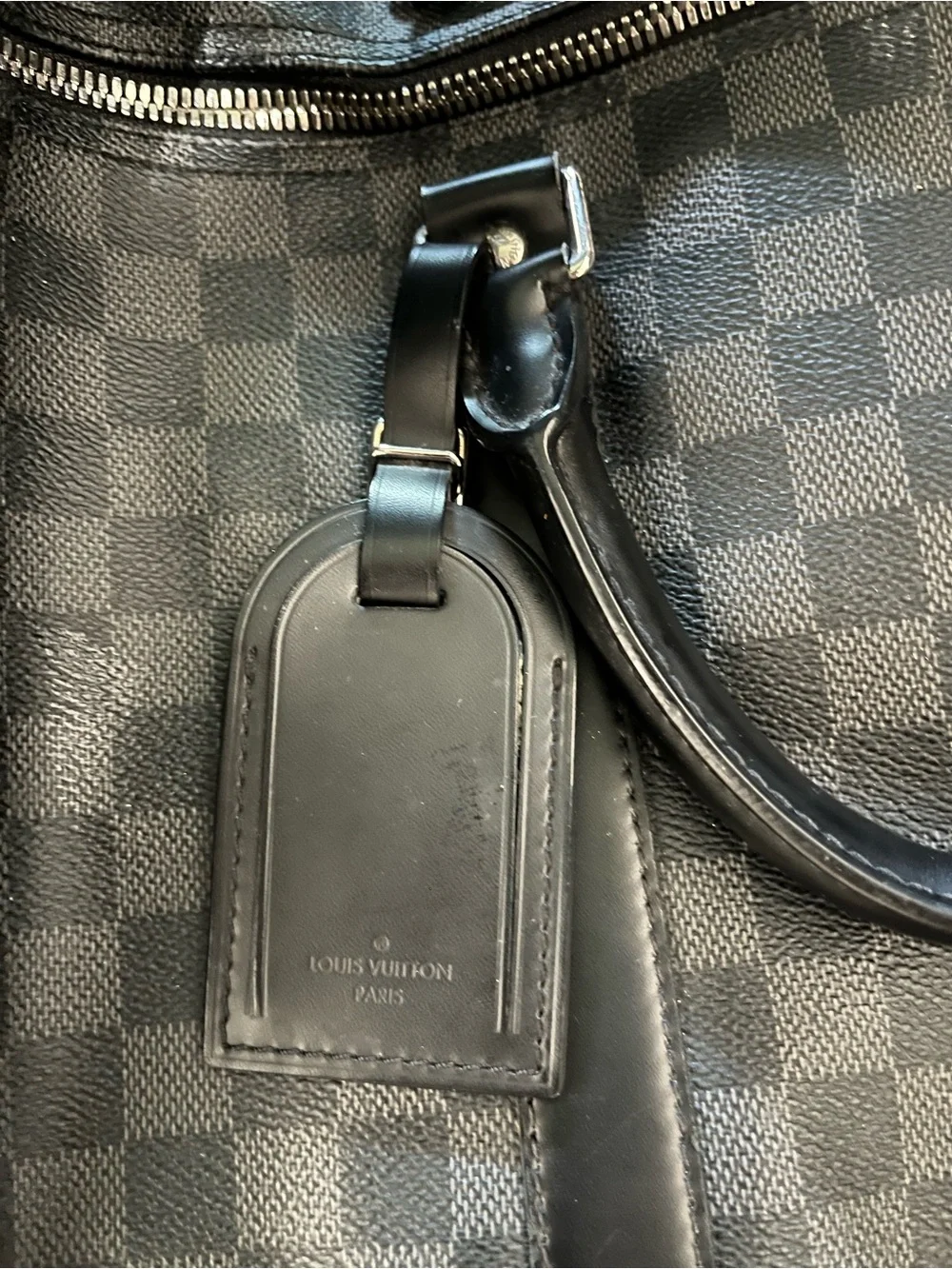 Louis Vuitton Keepall Bandouliére 55 - Damier Graphite Canvas